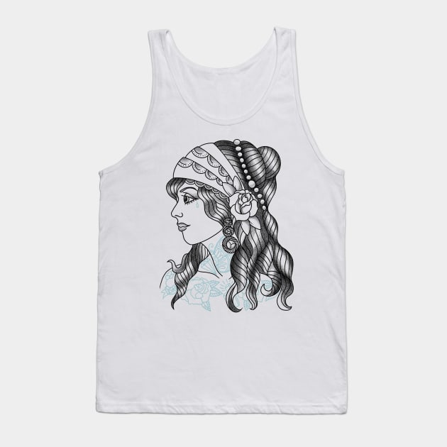 gypsy girl Tank Top by leximages 